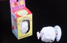 パーティーグッズ作り(くもの巣投げテープ)